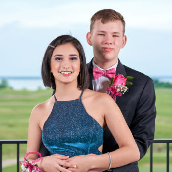 Elaina + Drew Prom Portraits at The Tribute Golf Course