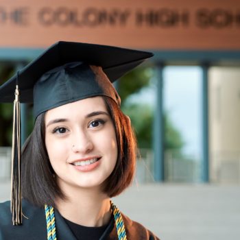 Elaina Graduation Portraits at The Colony High School