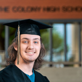 Adrien Cap & Gown Portraits at The Colony High School