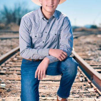 Christian Senior Portraits at Frisco Heritage Museum