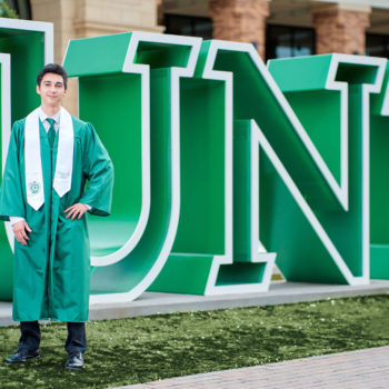 Jonah Graduation Portraits at UNT